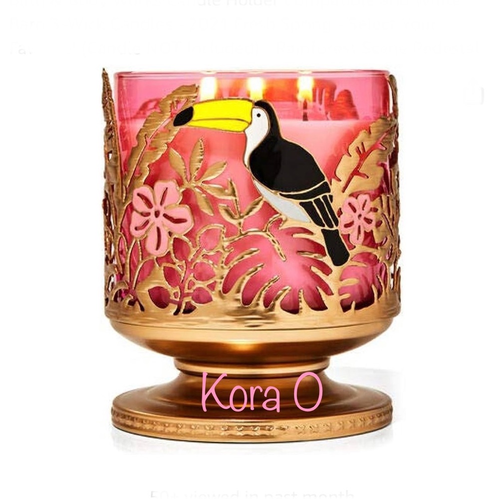 🌸BBW Rainforest Toucan Candle Holder🌸